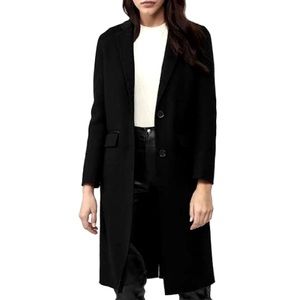 REVAMPED Wool-Blend Navy Overcoat